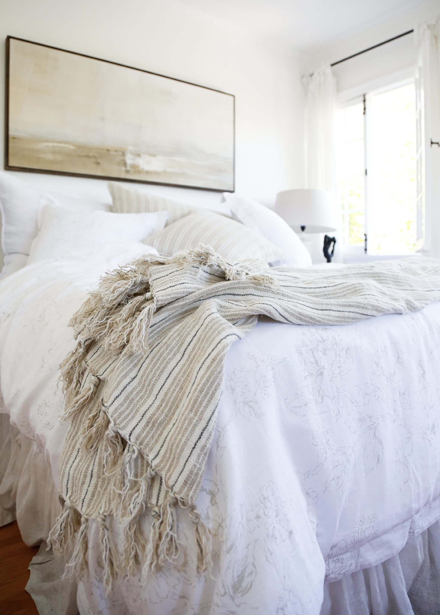 Fig Linens - Pom Pom at Home Bedding - Newport Blankets and Throws