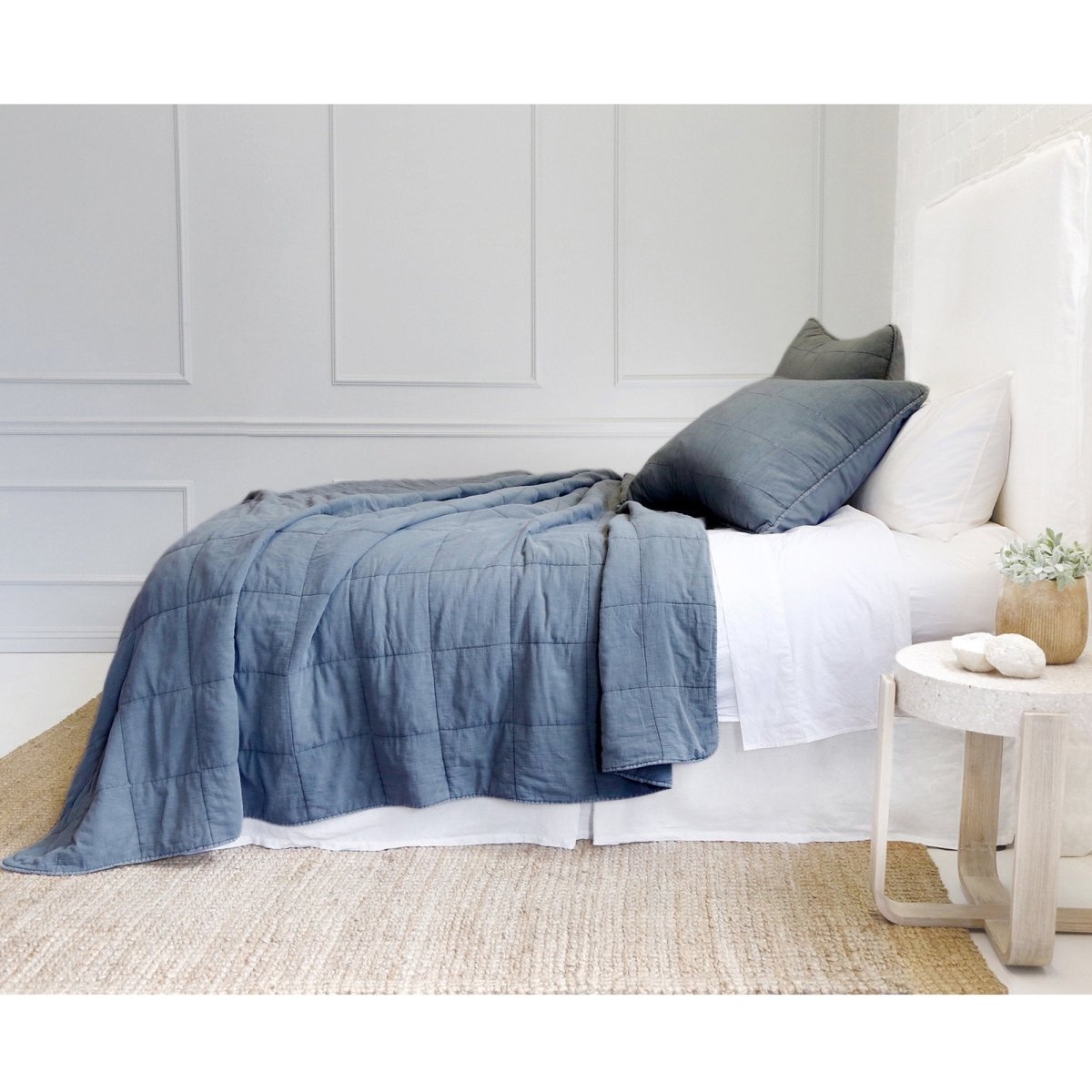 Pom Pom at Home - Antwerp Navy Coverlet Collection | Fig Linens and Home