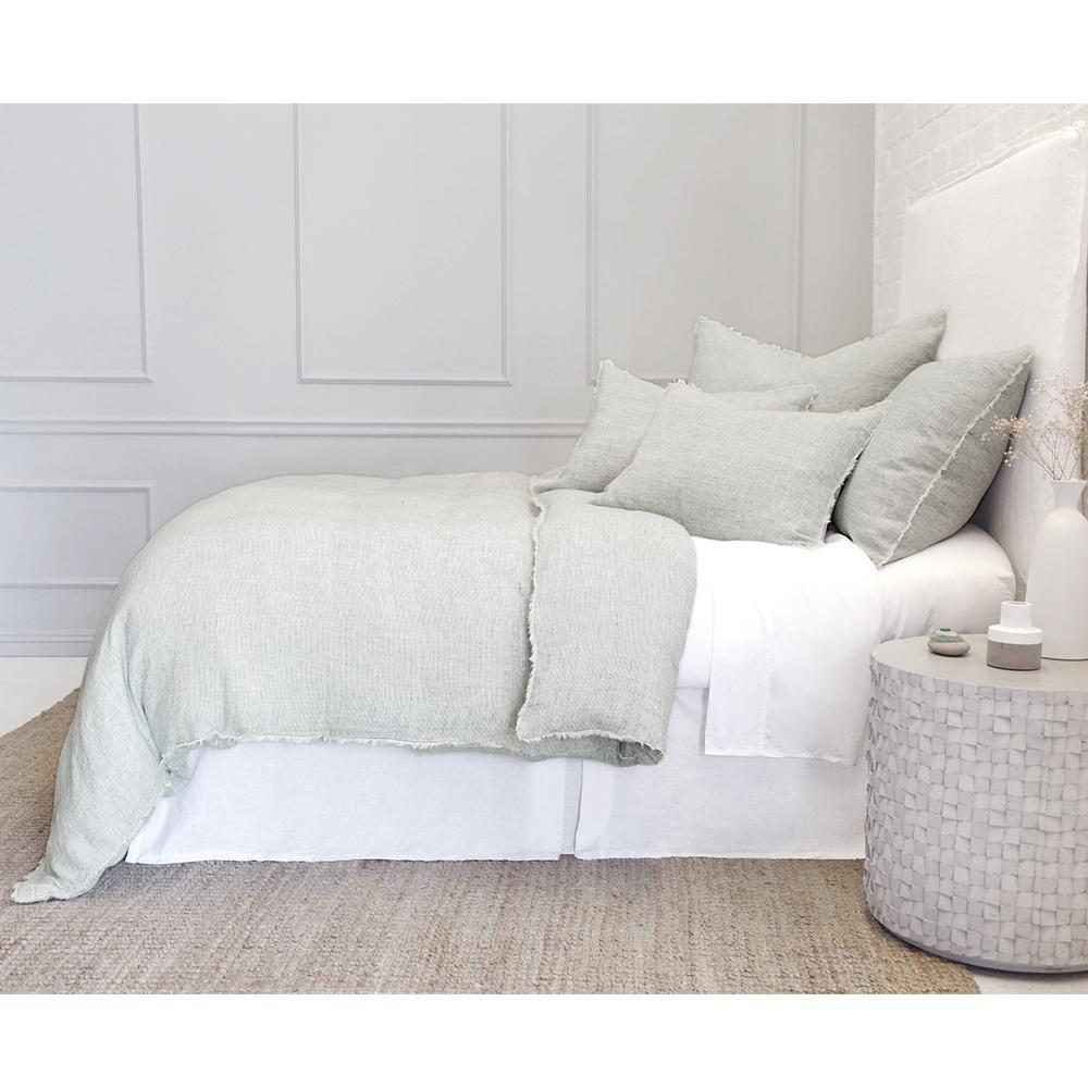 Fig Linens - Pom Pom at Home Bedding - Olive Linen duvet cover, sham, pillow