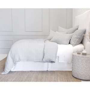 Fig Linens - Pom Pom at Home Bedding - Logan Linen Duvet, Sham, Pillow
