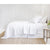 Fig Linens - Pom Pom at Home Marseille Bedding - White coverlets and large euro sham