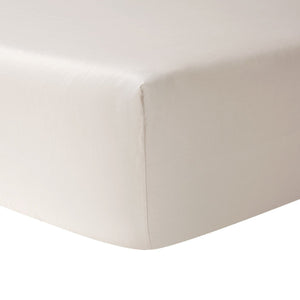 Fig Linens - Triomphe Sheeting by Yves Delorme - Nacre Fitted Sheet