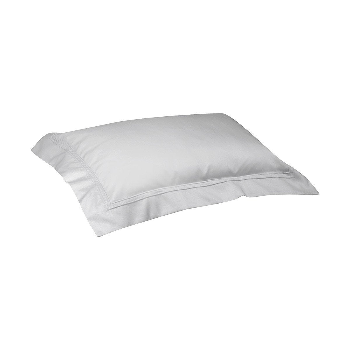 Yves Delorme Triomphe Duvets and Shams by Yves Delorme - Boudoir Sham Silver at FIG LINENS AND HOME - 27