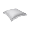 Yves Delorme Triomphe Duvets and Shams by Yves Delorme - Boudoir Sham Blanc at FIG LINENS AND HOME - 26