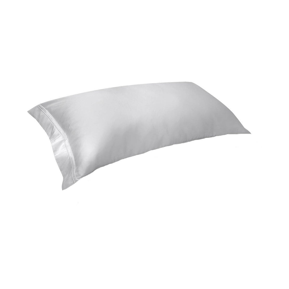 Fig Linens - Triomphe Sheeting by Yves Delorme - Silver Pillowcase