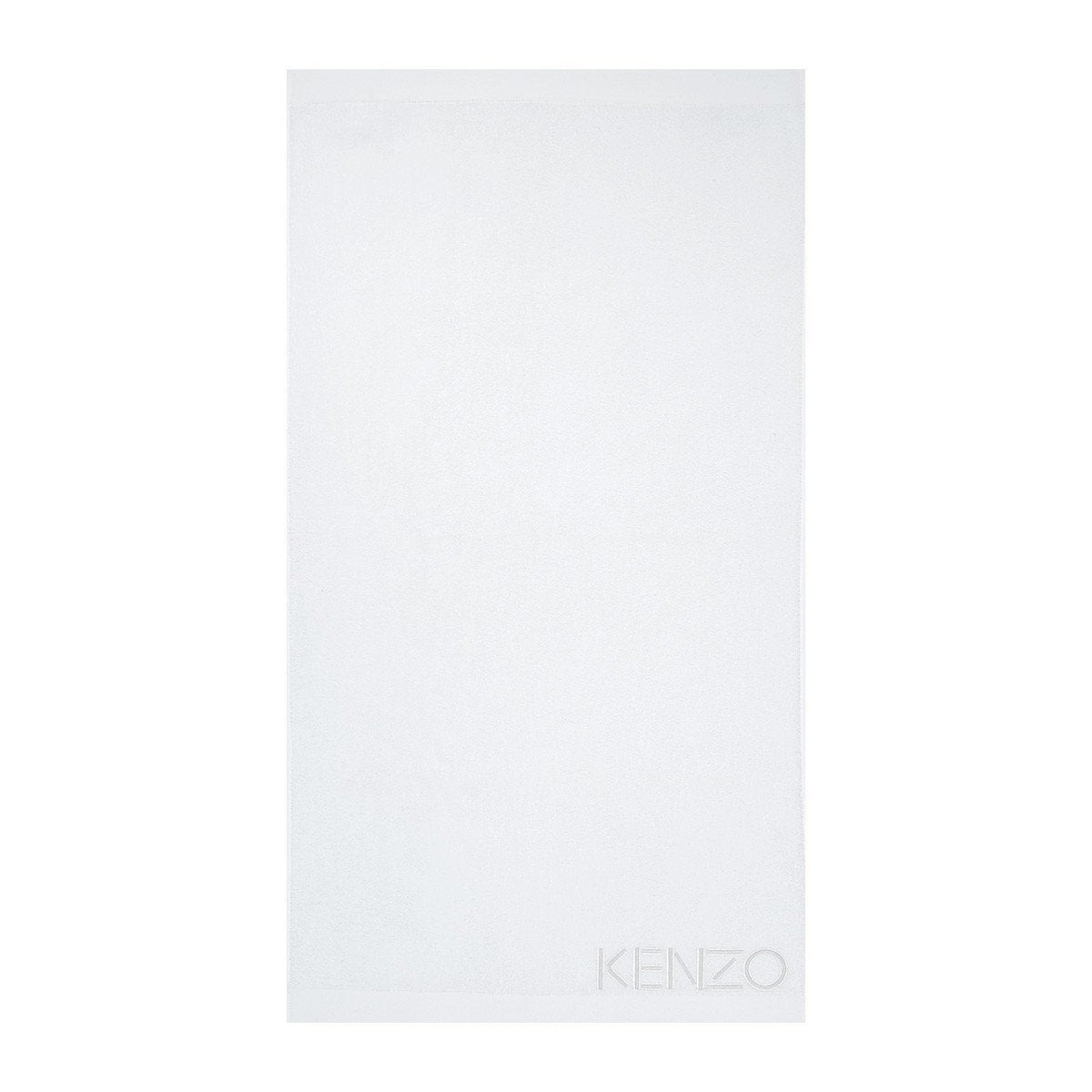 Iconic White Bath Sheet by Kenzo | Fig Linens