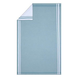 Le Jacquard Français | Duetto Adriatic Bath Collection | Fig Linens - Blue Towel - Front