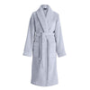 Caresse Cloud Gray Bathrobe by Le Jacquard Français | Fig Linens and Home - Bath Robe Front
