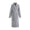 Caresse Pebble Gray Bathrobe by Le Jacquard Français | Fig Linens