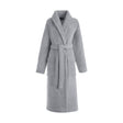 Caresse Pebble Gray Bathrobe by Le Jacquard Français | Fig Linens