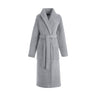 Caresse Pebble Gray Bathrobe by Le Jacquard Français | Fig Linens