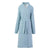 Duetto Adriatic Blue Bathrobe by Le Jacquard Français | Fig Linens - Bath robe, pockets, belt 