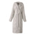 Hera Brown Bathrobe by Le Jacquard Français | Fig Linens - Hooded bath robe, pockets, belt
