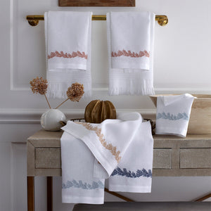 Matouk Atoll Linen Guest Towels | Fig Linens and Home