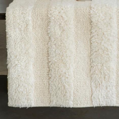 Hudson Ivory Bath Rugs by Matouk | Fig Linens and Home 