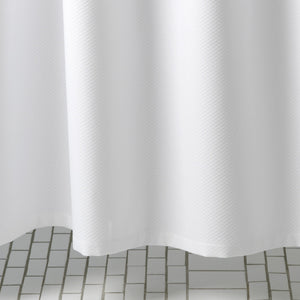 Lanai White Shower Curtain by Matouk | Fig Linens and Home