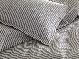 Matteo Luxury Bedding by Matouk -Brown duvet covers, coverlets, quilts and shams - Fig Linens