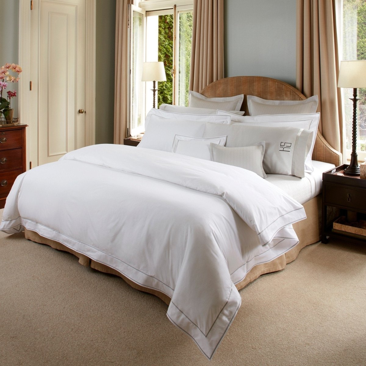 Ansonia Bedding by Matouk - Fig Linens