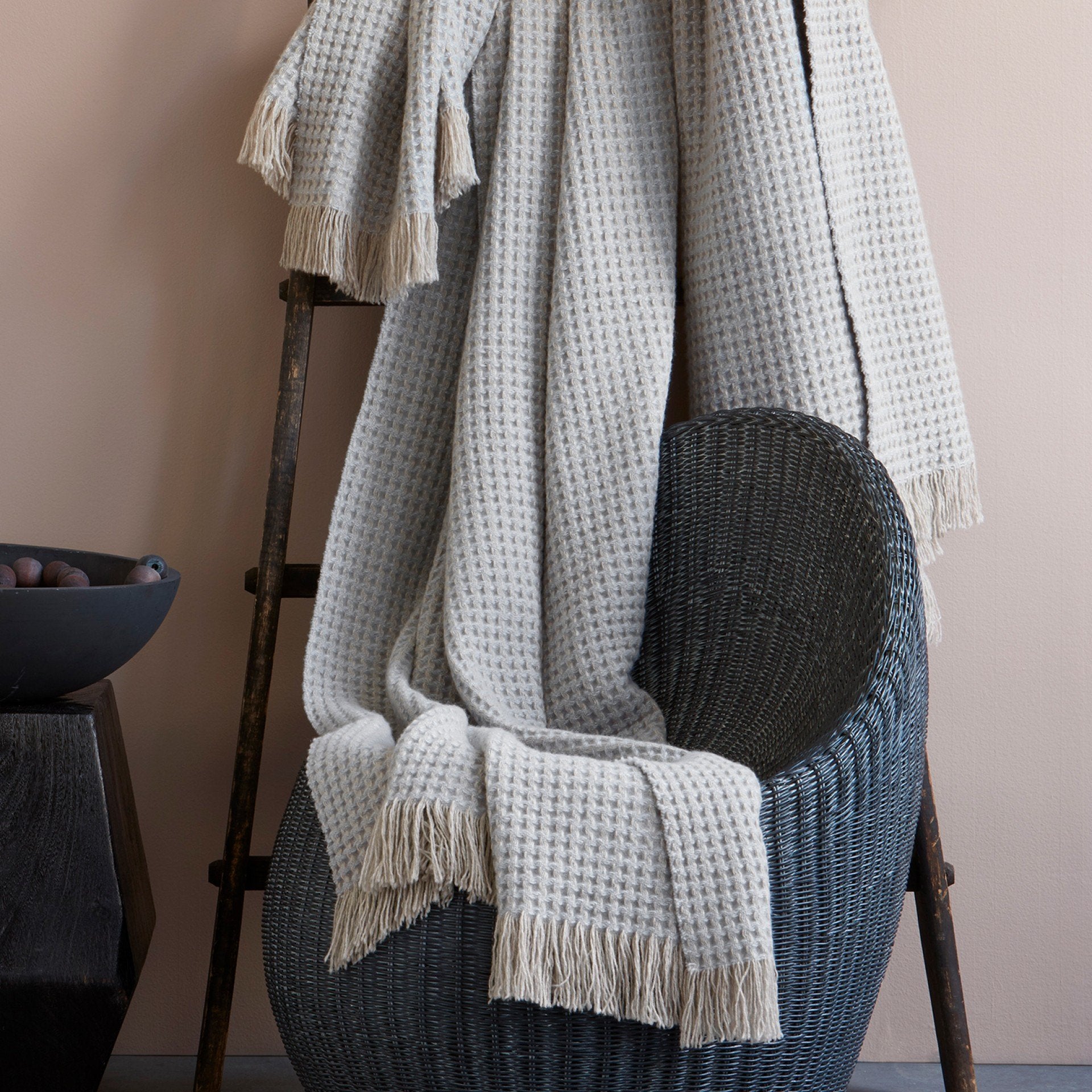 Cleo Cashmere Throw by Matouk | Fig Linens and Home