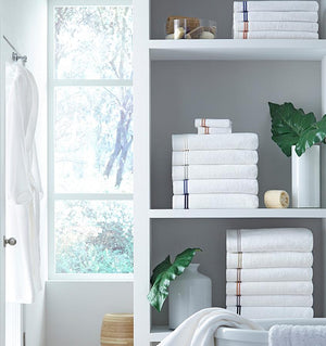 Aura Celadon Bath Towels by Sferra | Fig Linens 