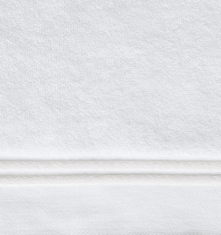 Aura White / White by Sferra - White bath towel collection - Fig Linens