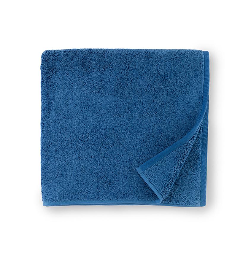 Fig Linens - Sarma by Sferra - Turkish Cotton bath towels - Ocean blue towel 