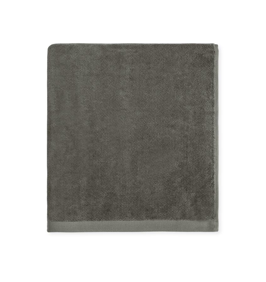 Pewter gray bath towel collection - Canedo bath linen by Sferra - Fig Linens