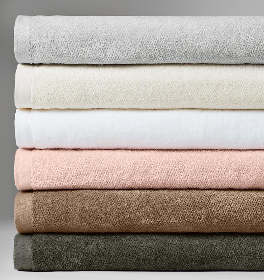 Canedo Blush Bath Towels by Sferra | Fig Linens and Home