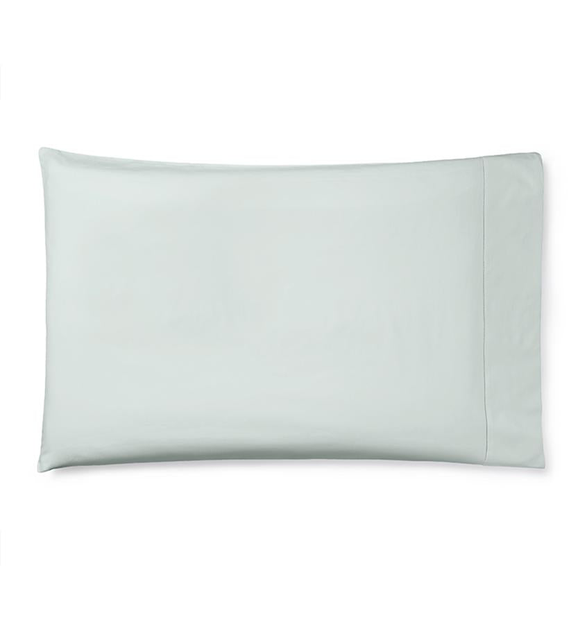 Celeste Sheeting by Sferra | Fig Linens - Pillowcase silver sage green