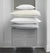 Corto Celeste Tin Bedding Collection by Sferra | Fig Linens - Light gray shams