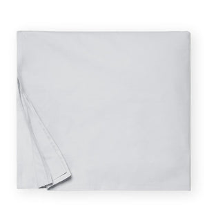 Corto Celeste Tin Bedding Collection by Sferra | Fig Linens - Light gray duvet cover