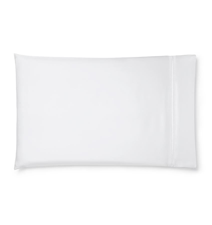 Diamante Bedding Collection by Sferra | Fig Linens - white pillowcase