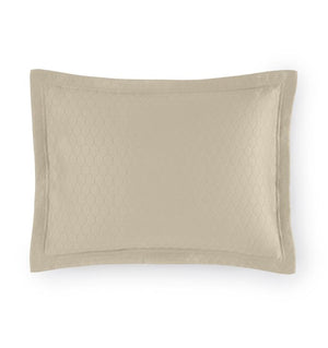 Fig Linens - Favo Oat Bedding Collection by Sferra - Beige sham