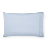 Fiona Powder Bedding Collection by Sferra | Fig Linens - Blue pillowcase