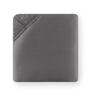 Fig Linens - Giotto Collection Sheeting by Sferra - Titanium fitted sheet