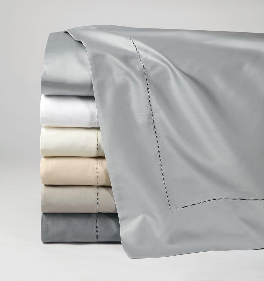 Fig Linens - Giotto Collection Sheeting by Sferra - Flat Sheets