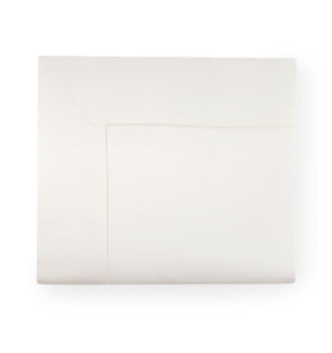 Fig Linens - Giotto Collection Sheeting by Sferra - Ivory flat sheet