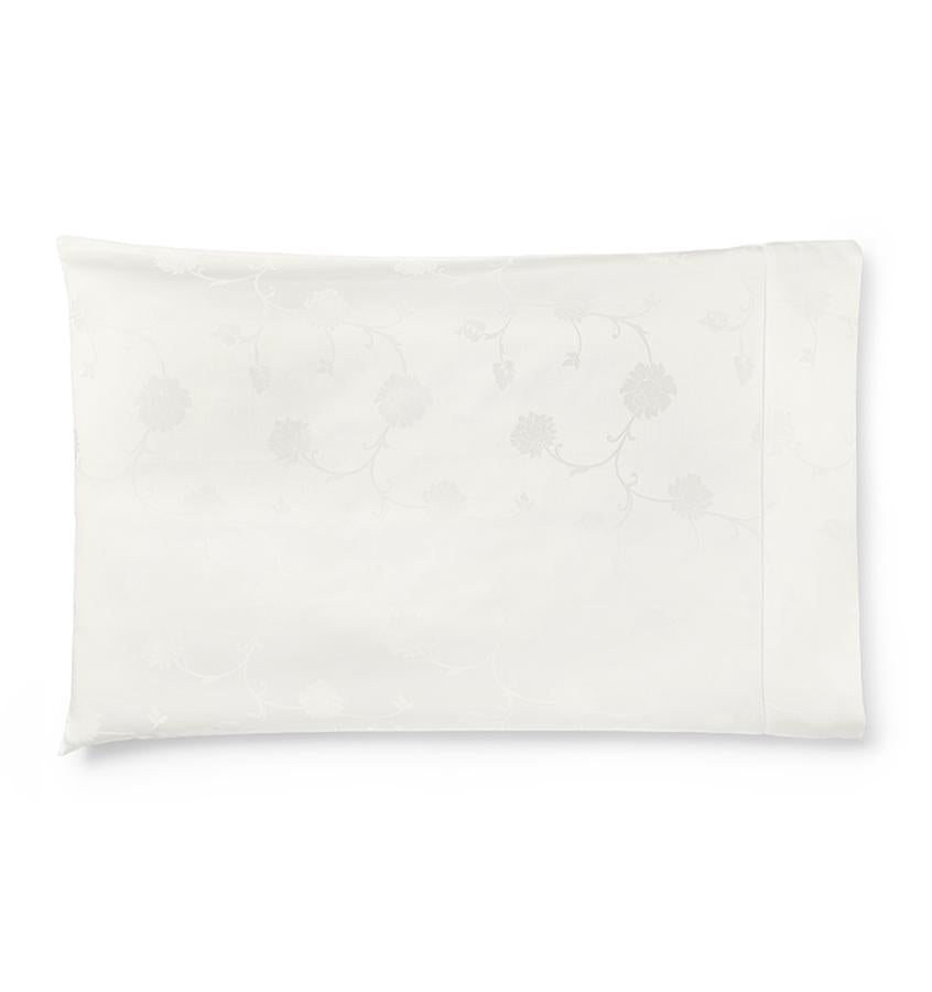 Sferra Giza 45 - Jacquard Bedding Collection by Sferra | Fig Linens - White pillowcase