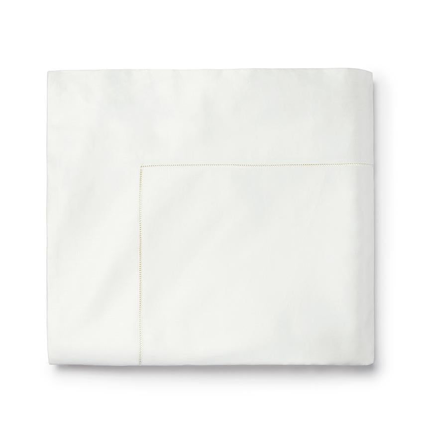 Sferra Giza 45 - Sateen Bedding Collection | Fig Linens - Ivory duvet cover