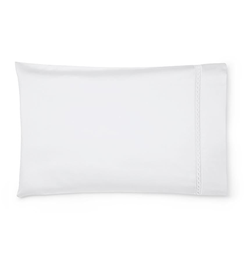 Fig Linens - Millesimo Bedding Collection by Sferra - White pillowcase