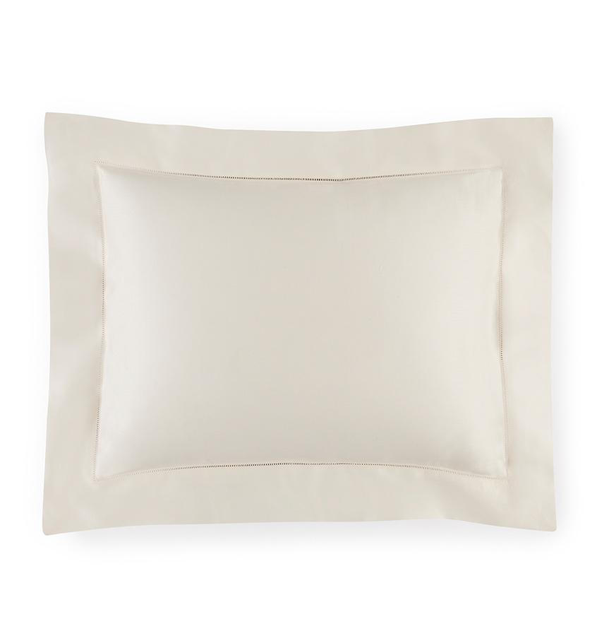 Ivory Pillow Sham - Sferra Milos Bedding - Luxury Bed Linens at Fig Linens and Home