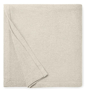 Talida Ivory Wool Blanket by Sferra | Fig Linens - Ivory wool blanket