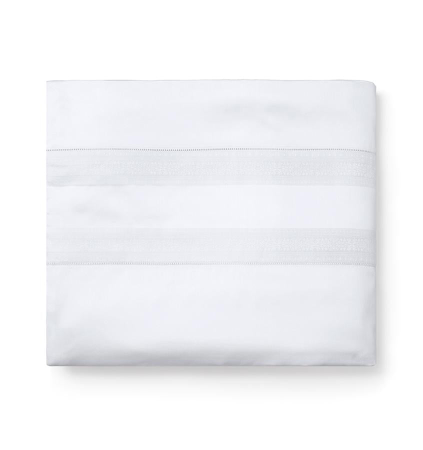 Capri Bedding Collection by Sferra | Fig Linens - White duvet cover