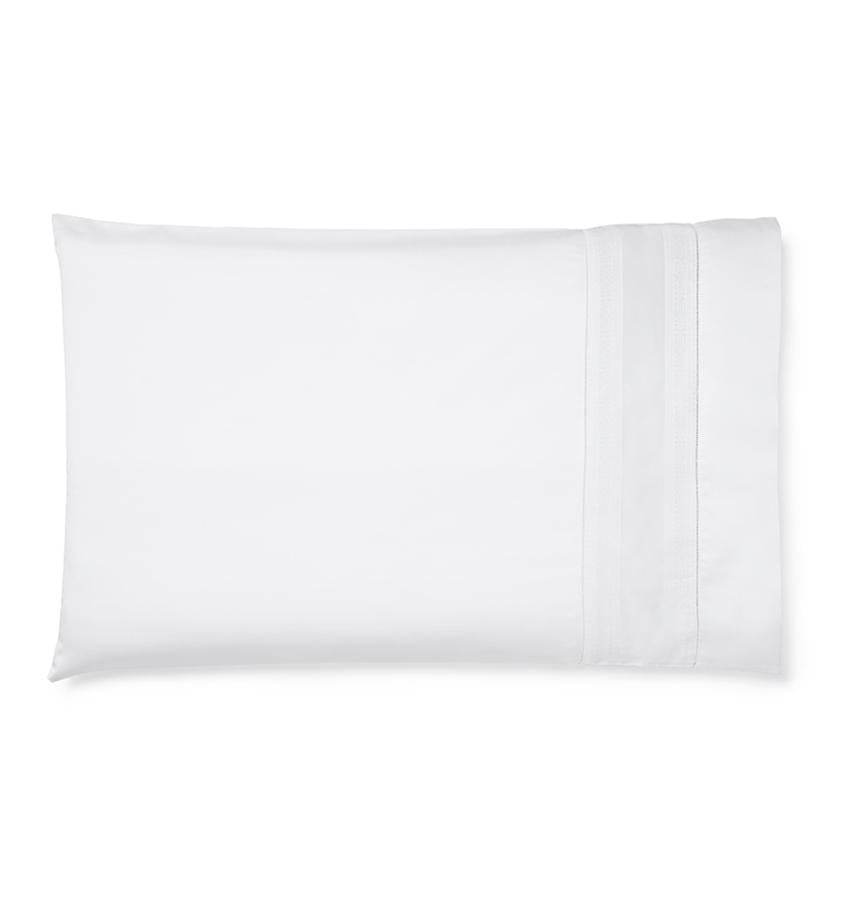 Capri Bedding Collection by Sferra | Fig Linens - White pillowcase