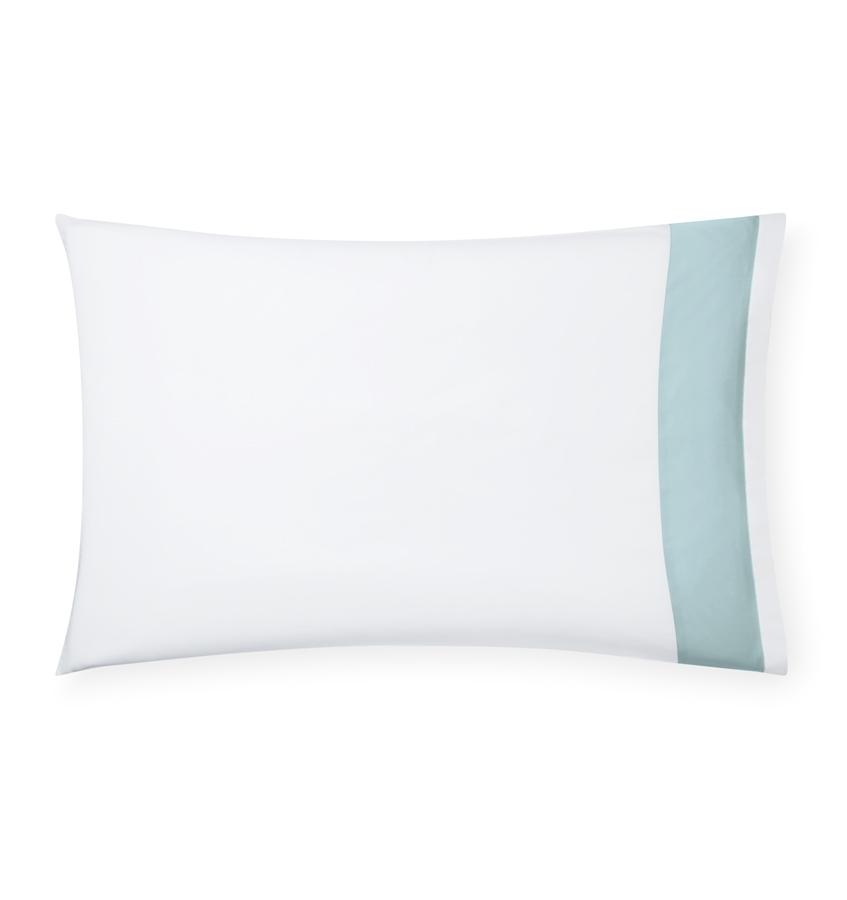 Casida Poolside Bedding Collection by Sferra | Fig Linens - Poolside blue pillowcase