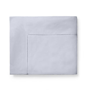 Celeste Tin Bedding Collection by Sferra | Fig Linens - Light gray duvet cover, flat sheet