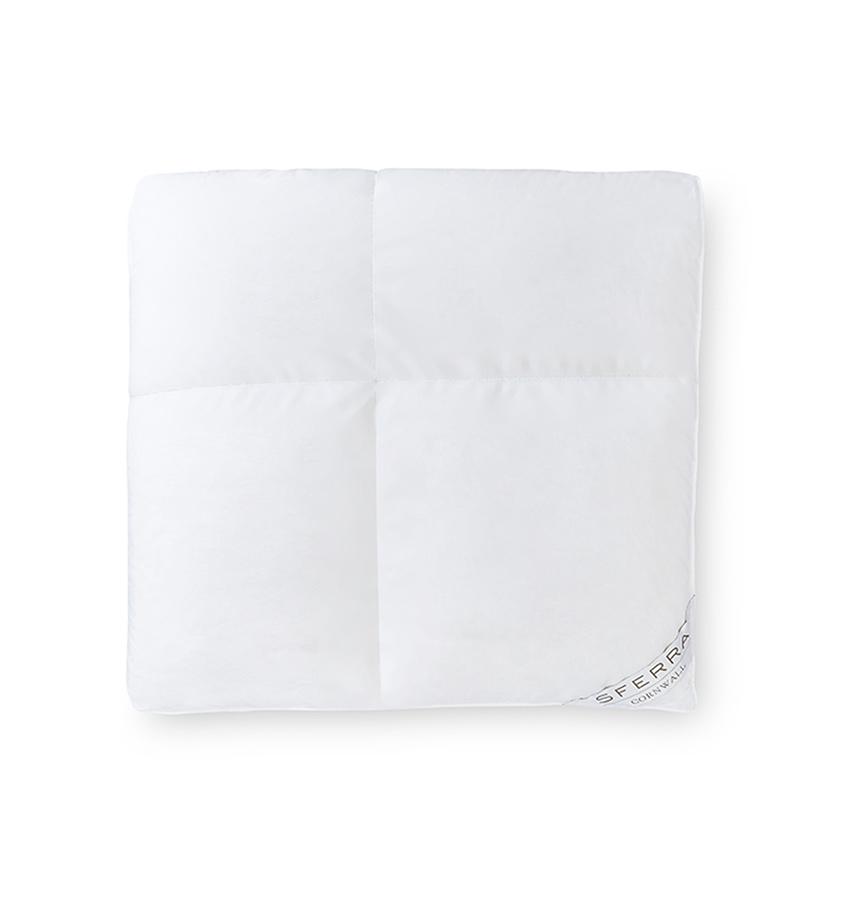 White Canadian goose down comforter - Cornwall by Sferra - Fig Linens