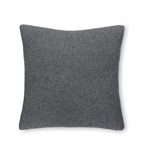 Pettra Gray Throw Pillow by Sferra | Fig Linens and Home - Gray throw pillow