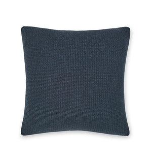 Pettra Midnight Throw Pillow by Sferra | Fig Linens and Home - Navy blue throw pillow