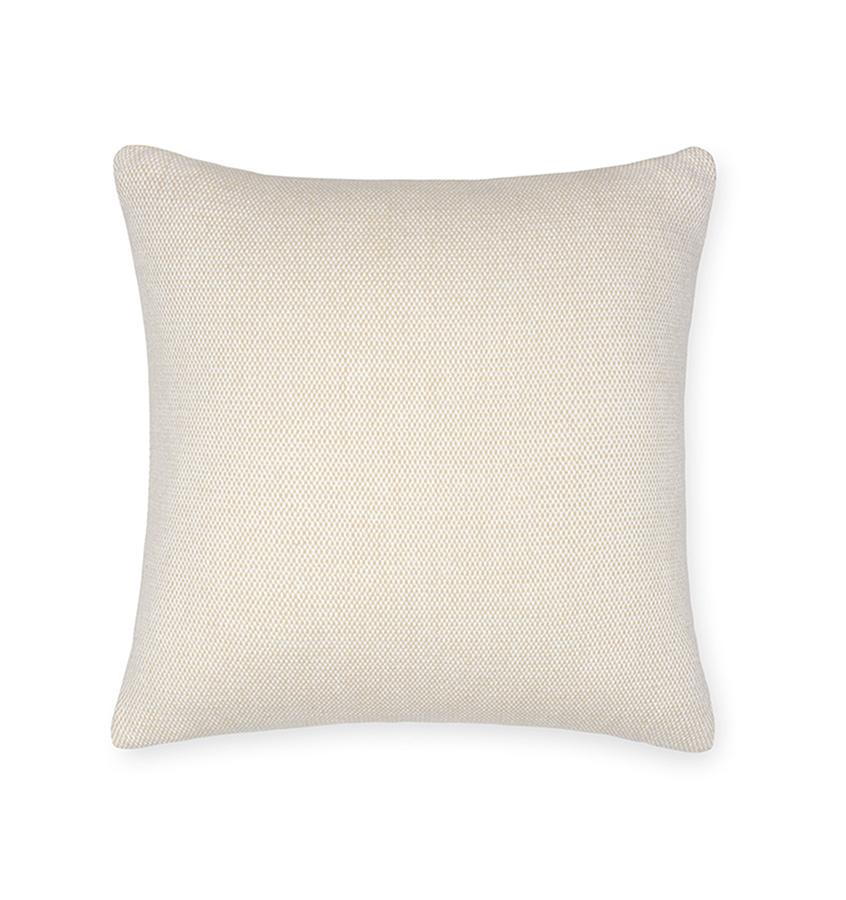 Terzo Sand Accent Throw Pillow by Sferra | Fig Linens - Beige decorative pillow 